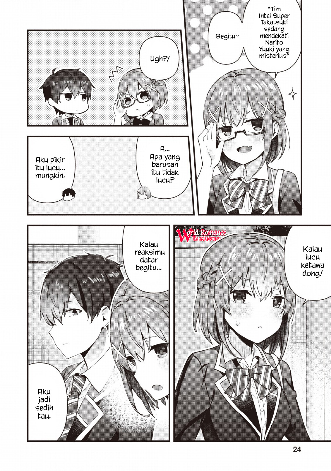 The Cute Girl Sitting Next to Me Is Trying to Make Me Fall in Love With Her as a Way to Ridicule Me, but the Tables Were Turned on Her Before She Knew It Chapter 01 Gambar 24
